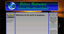 Desktop Screenshot of believeunlimited.com